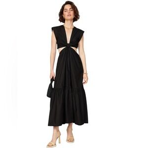 A.L.C. Black Cutout Maxi Dress